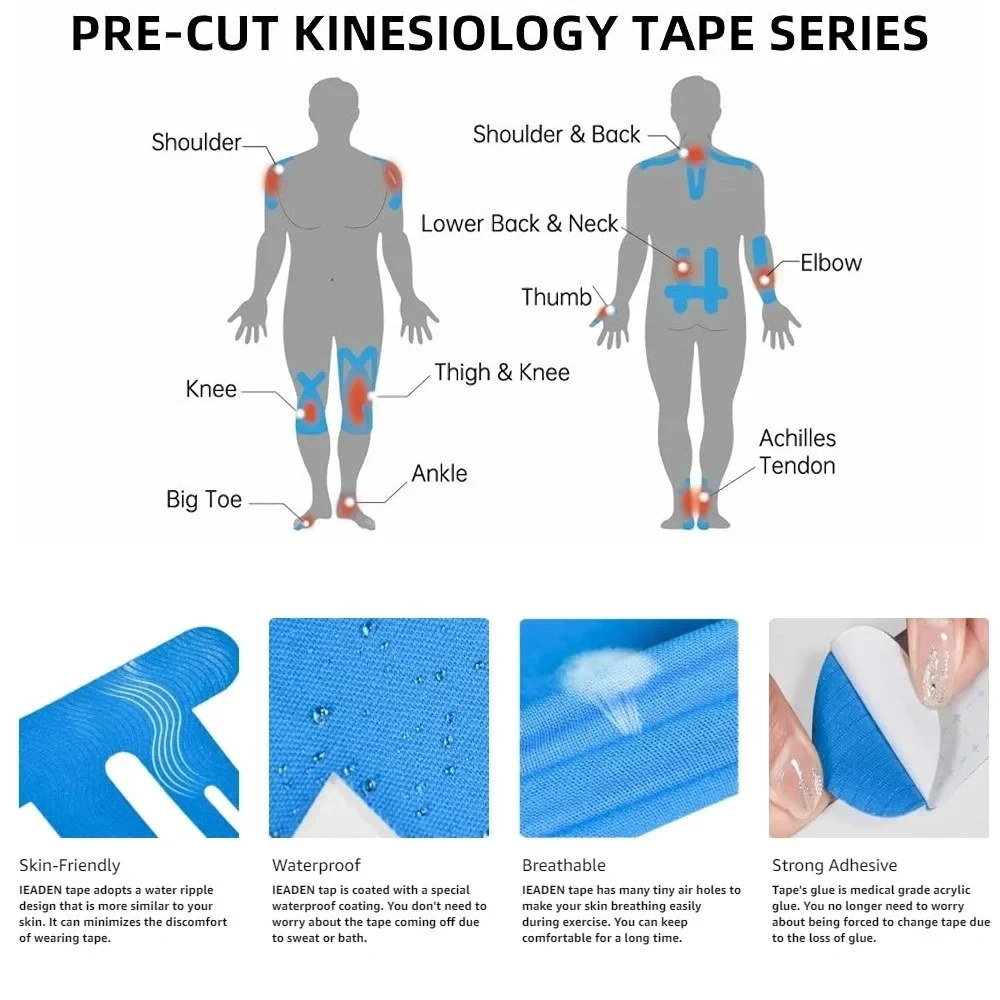 10PCS Precut Kinesiology Tape  - Finger Tape Athletic review and price